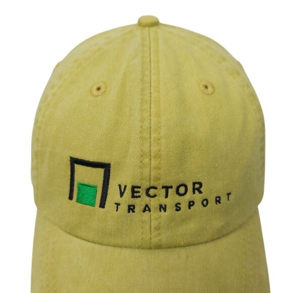 Adams Vector Transport Tuck Strap Cap Embroidered Logo Trucker Baseball Hat - Picture 7 of 13